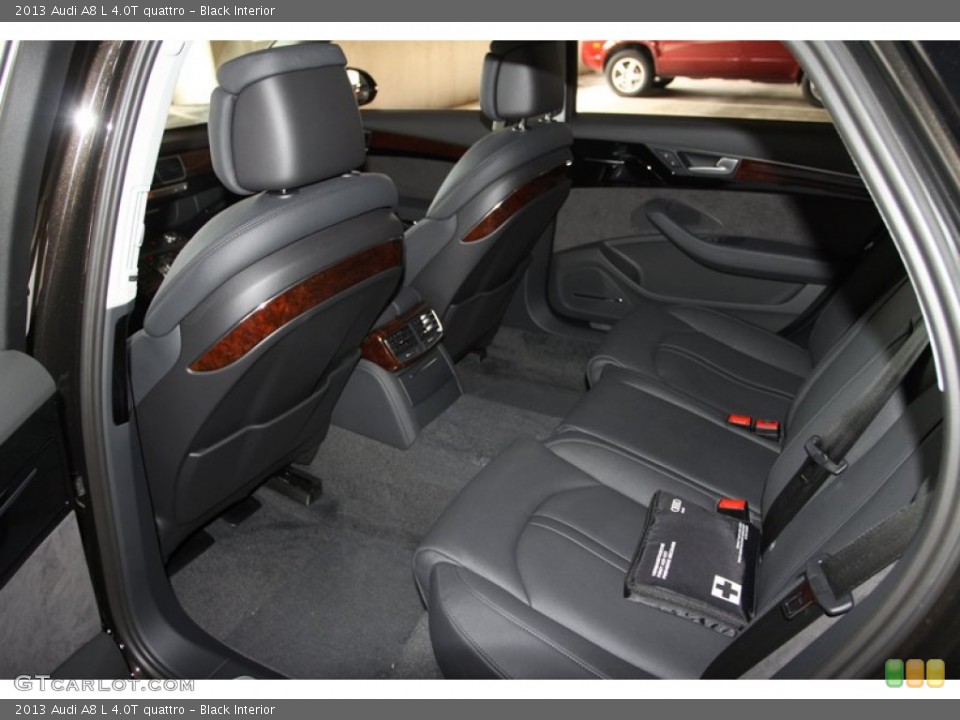 Black Interior Rear Seat for the 2013 Audi A8 L 4.0T quattro #72236437