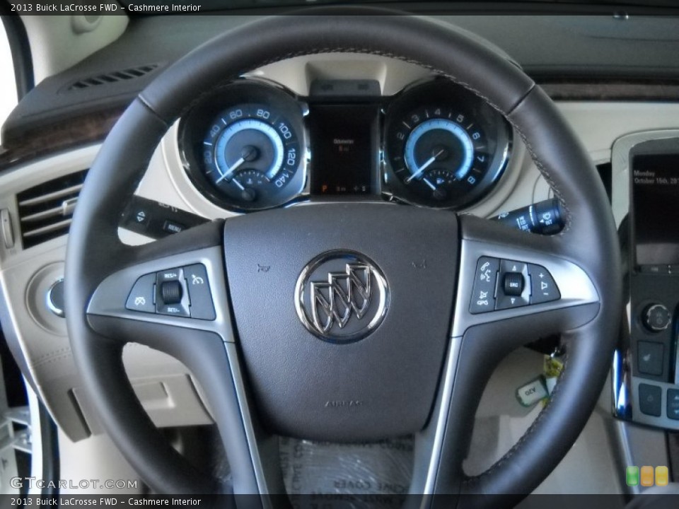 Cashmere Interior Steering Wheel for the 2013 Buick LaCrosse FWD #72236542