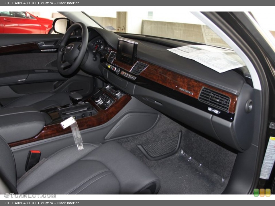 Black Interior Dashboard for the 2013 Audi A8 L 4.0T quattro #72236630