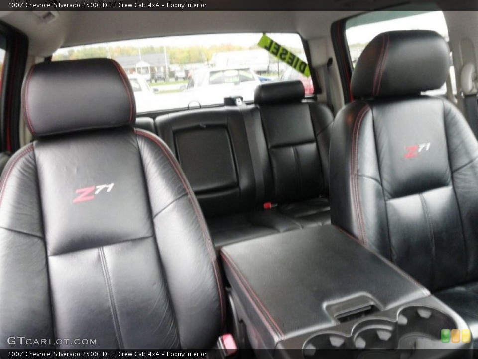 Ebony Interior Photo for the 2007 Chevrolet Silverado 2500HD LT Crew Cab 4x4 #72239615