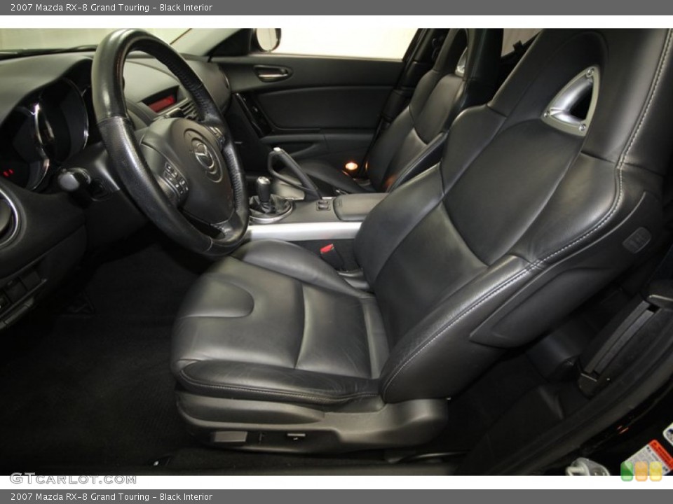 Black Interior Front Seat for the 2007 Mazda RX-8 Grand Touring #72242846