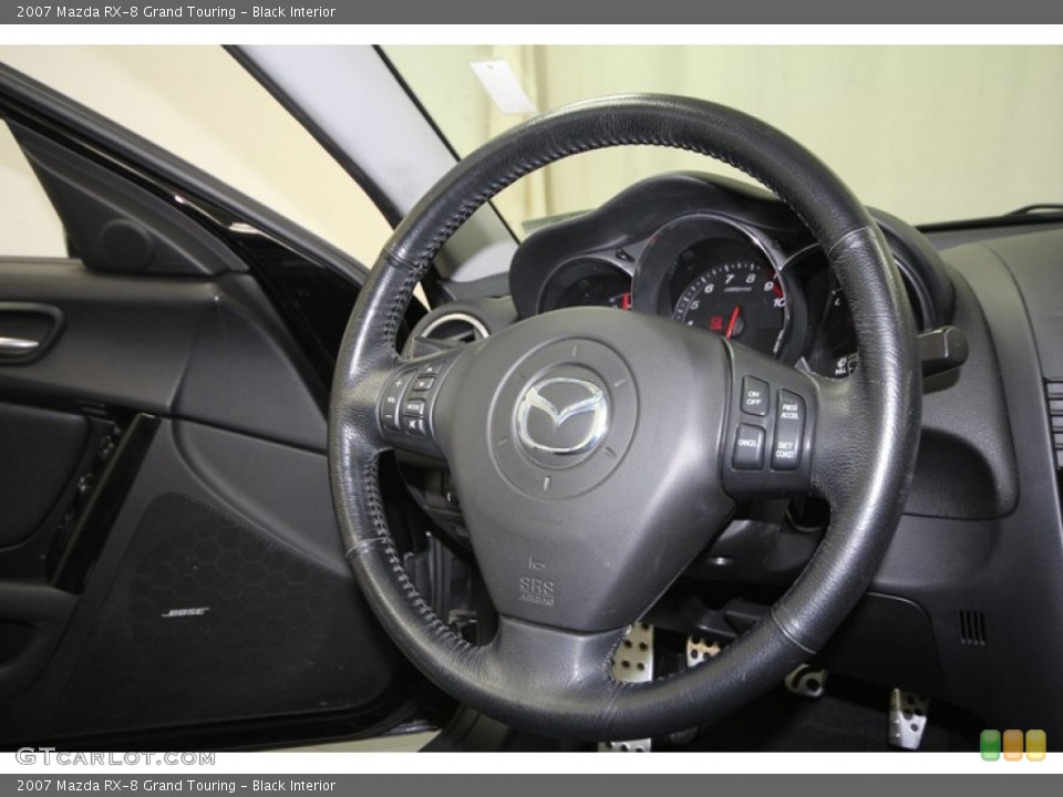Black Interior Steering Wheel for the 2007 Mazda RX-8 Grand Touring #72243085