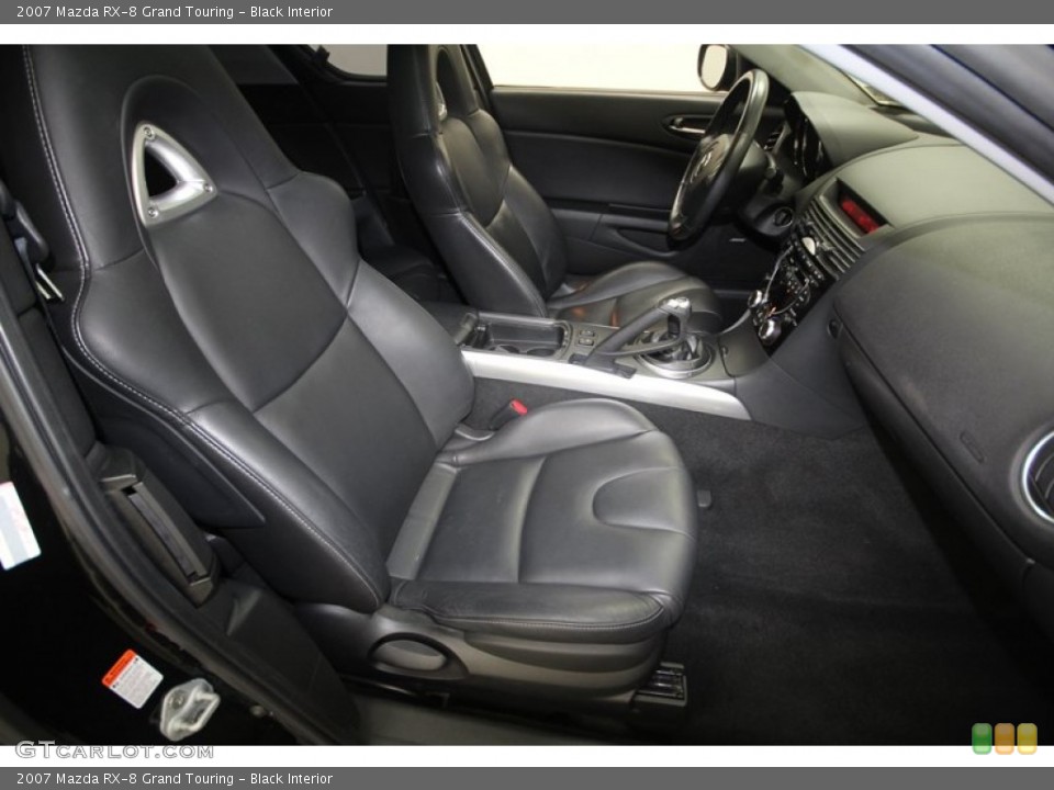 Black Interior Front Seat for the 2007 Mazda RX-8 Grand Touring #72243134