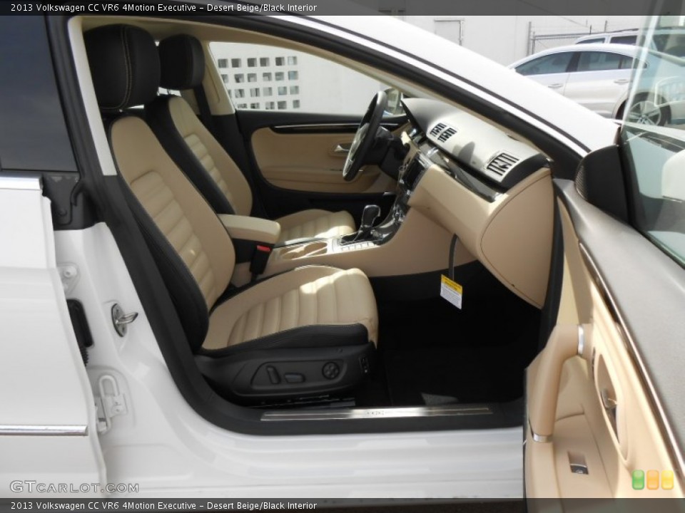 Desert Beige/Black Interior Photo for the 2013 Volkswagen CC VR6 4Motion Executive #72243569