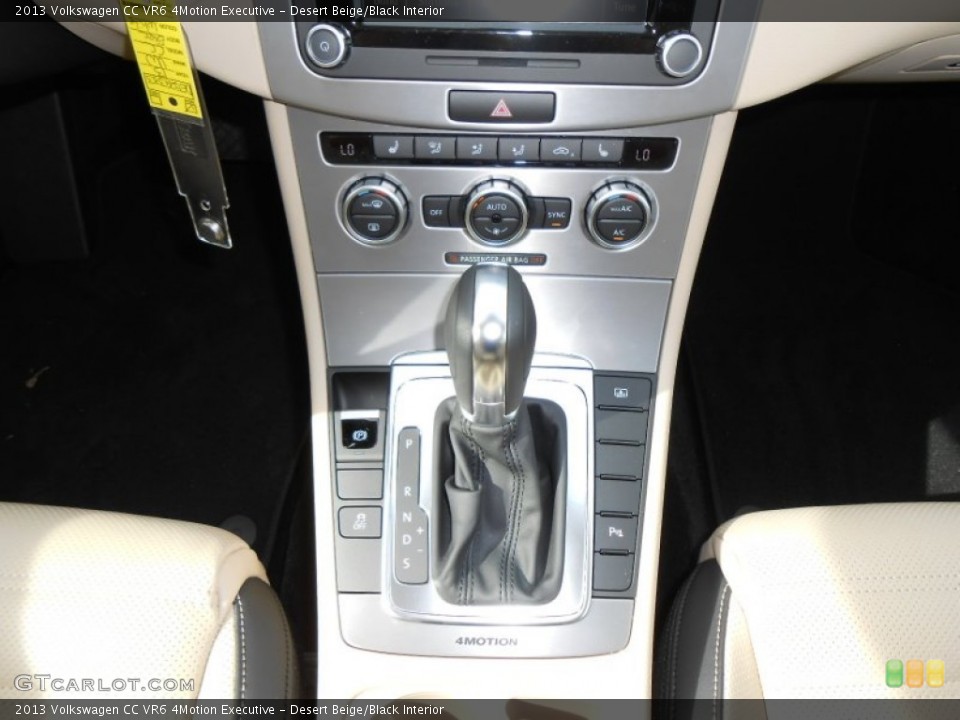 Desert Beige/Black Interior Transmission for the 2013 Volkswagen CC VR6 4Motion Executive #72243620