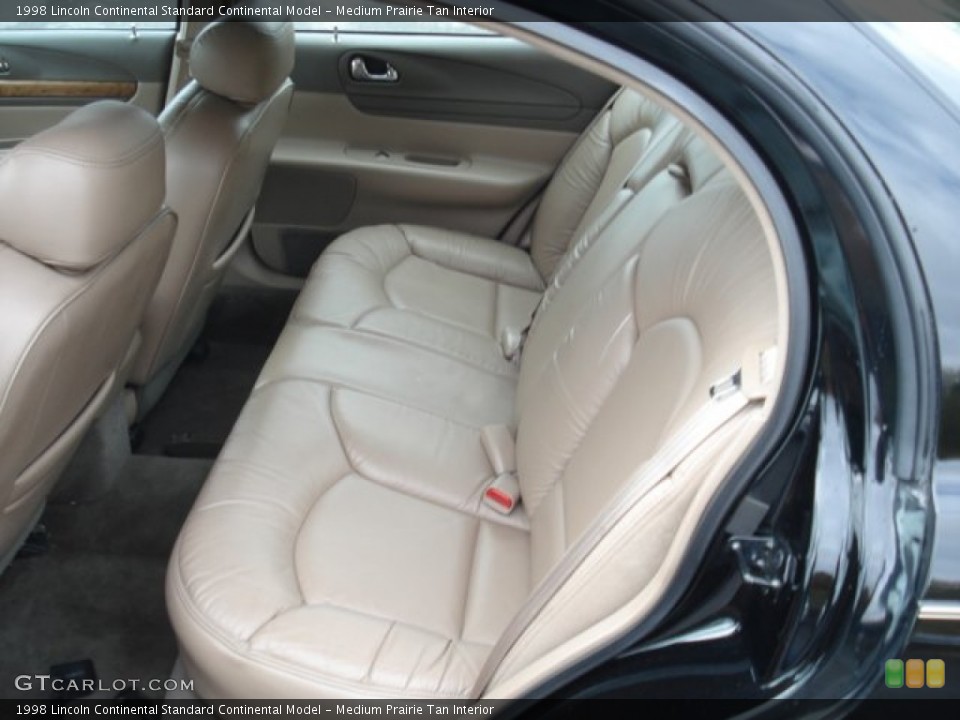 Medium Prairie Tan Interior Rear Seat for the 1998 Lincoln Continental  #72244162