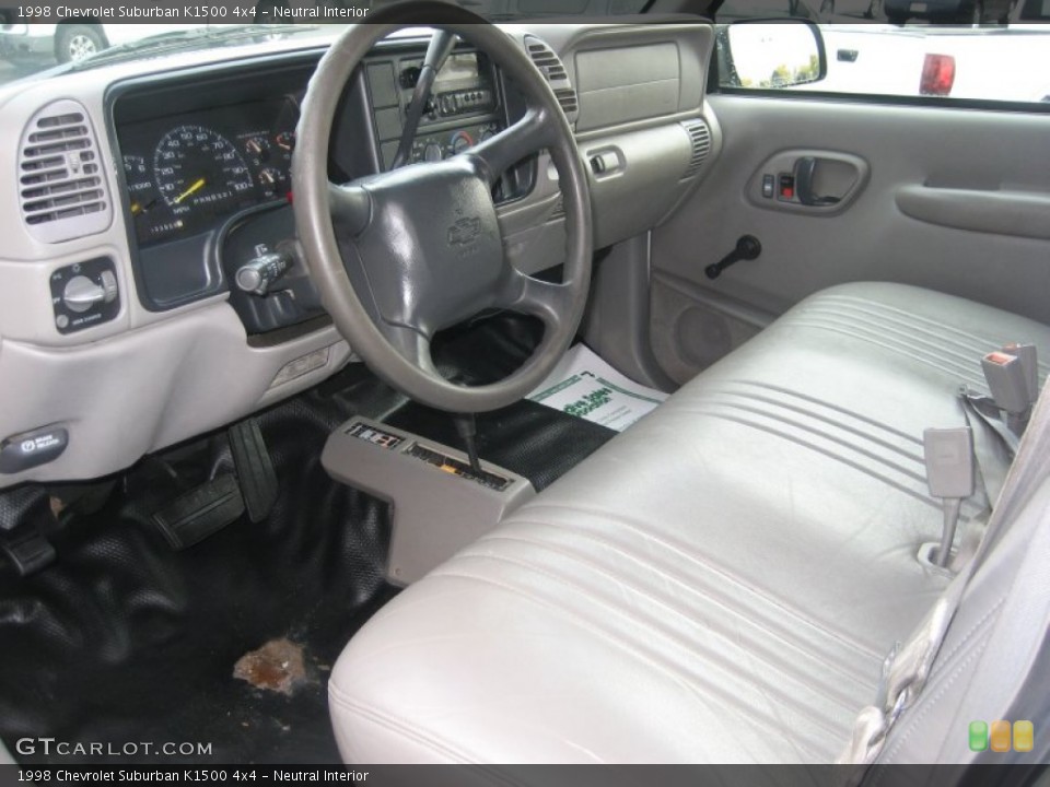 Neutral Interior Prime Interior for the 1998 Chevrolet Suburban K1500 4x4 #72247169