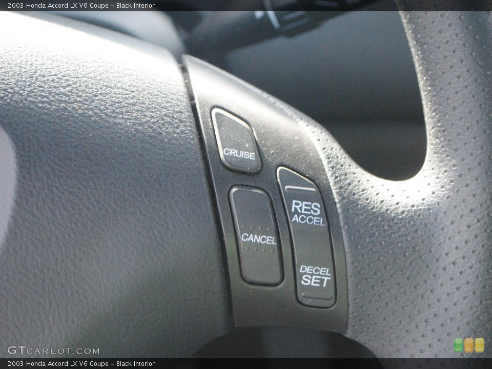 Black Interior Controls for the 2003 Honda Accord LX V6 Coupe #72248083