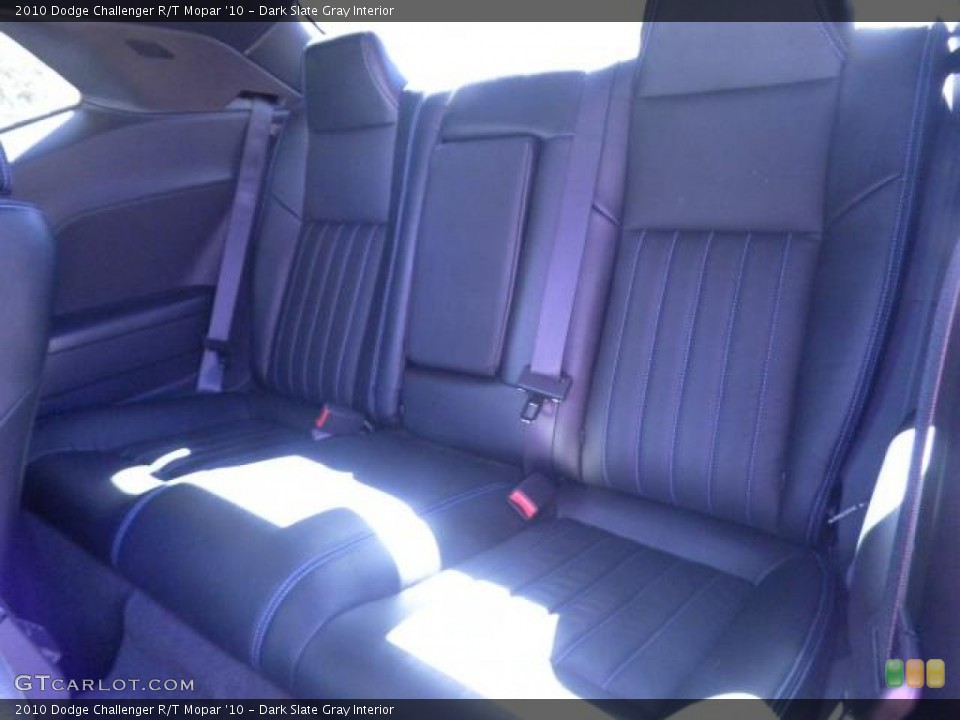 Dark Slate Gray Interior Rear Seat for the 2010 Dodge Challenger R/T Mopar '10 #72248534