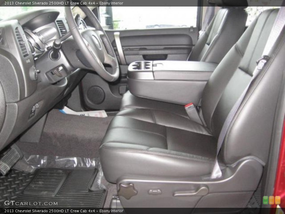 Ebony Interior Front Seat for the 2013 Chevrolet Silverado 2500HD LT Crew Cab 4x4 #72249483