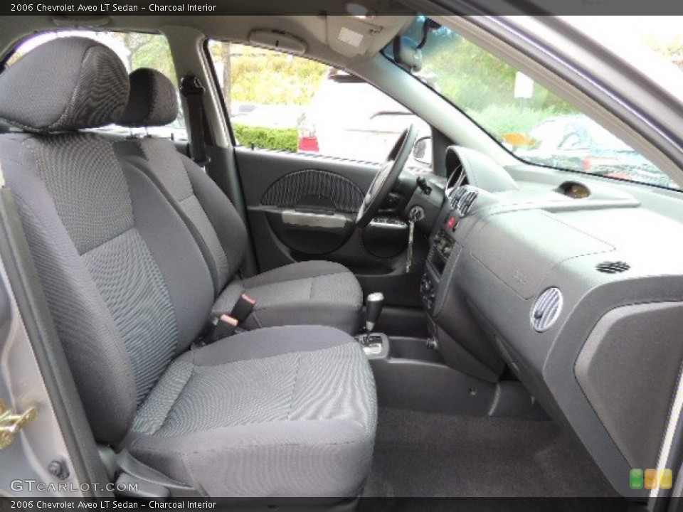 Charcoal Interior Front Seat for the 2006 Chevrolet Aveo LT Sedan #72250354