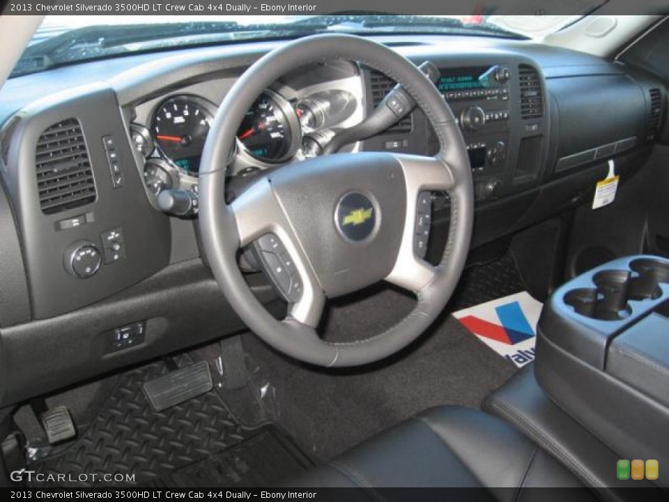 Ebony Interior Dashboard for the 2013 Chevrolet Silverado 3500HD LT Crew Cab 4x4 Dually #72250459