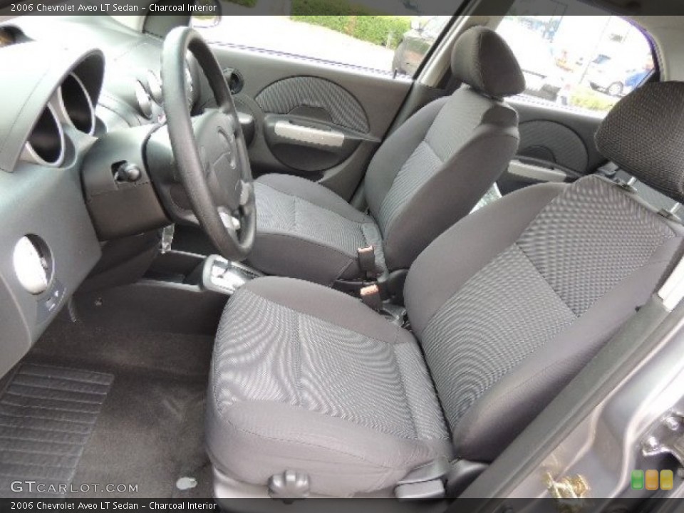 Charcoal Interior Front Seat for the 2006 Chevrolet Aveo LT Sedan #72250467