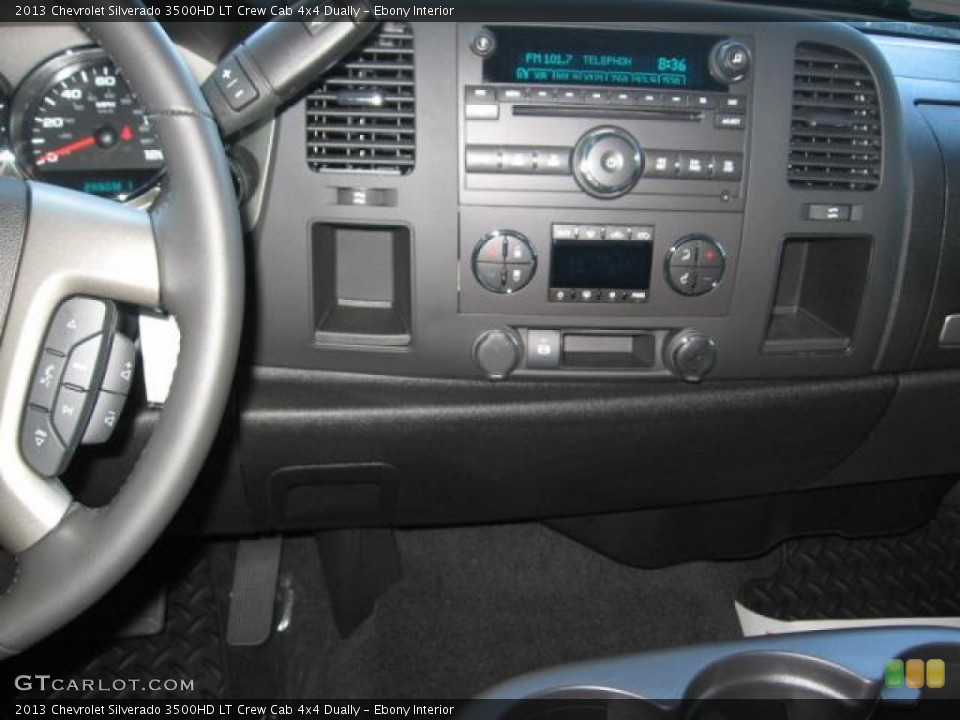 Ebony Interior Controls for the 2013 Chevrolet Silverado 3500HD LT Crew Cab 4x4 Dually #72250528