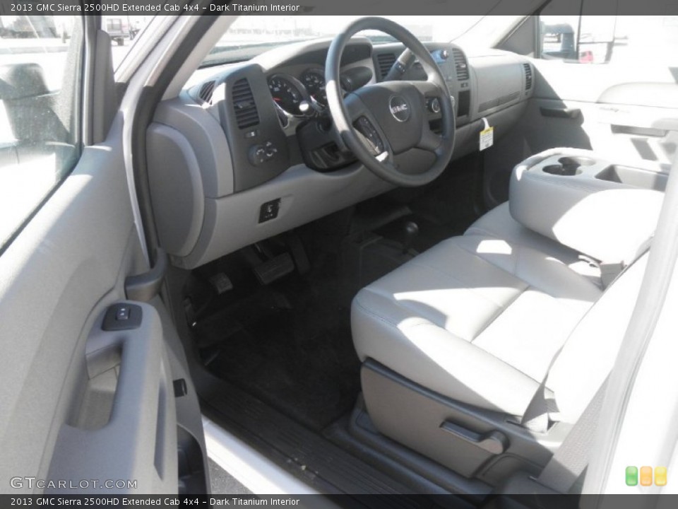 Dark Titanium Interior Prime Interior for the 2013 GMC Sierra 2500HD Extended Cab 4x4 #72252159