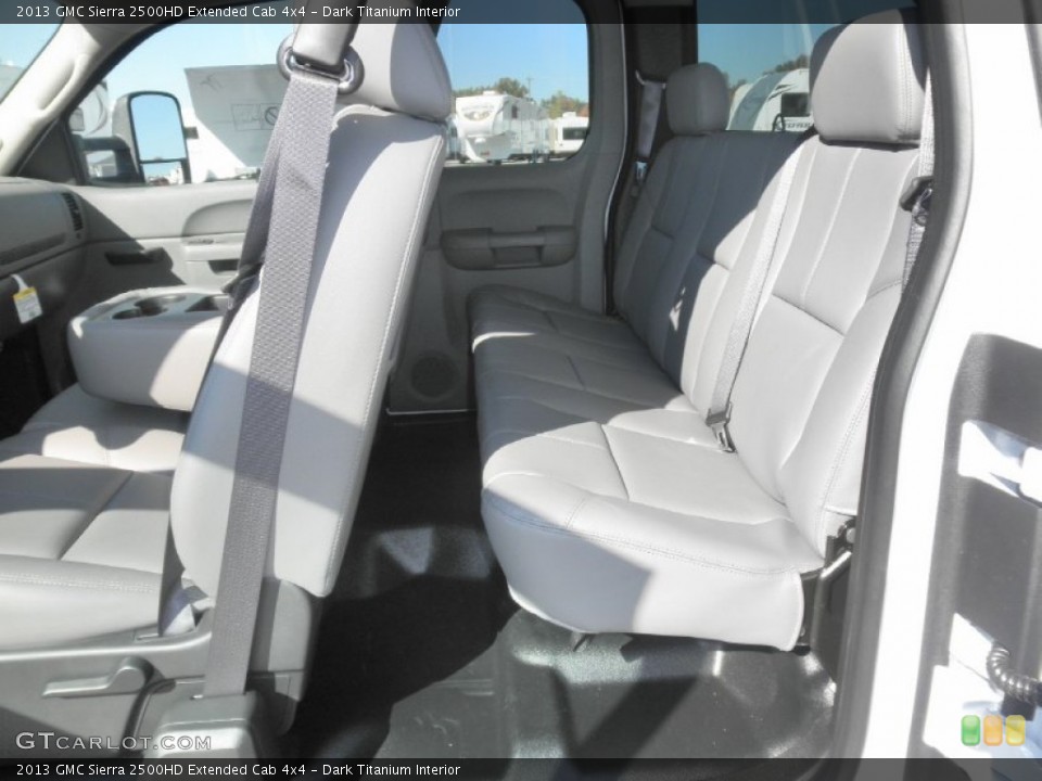 Dark Titanium Interior Rear Seat for the 2013 GMC Sierra 2500HD Extended Cab 4x4 #72252331