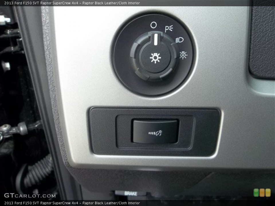 Raptor Black Leather/Cloth Interior Controls for the 2013 Ford F150 SVT Raptor SuperCrew 4x4 #72252901