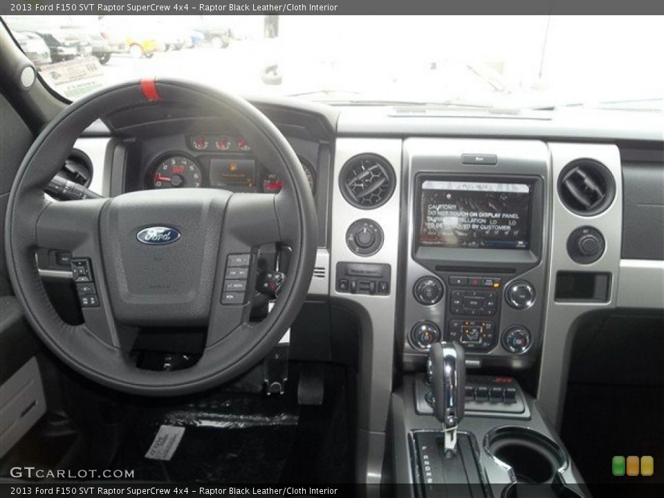 Raptor Black Leather/Cloth Interior Dashboard for the 2013 Ford F150 SVT Raptor SuperCrew 4x4 #72253512