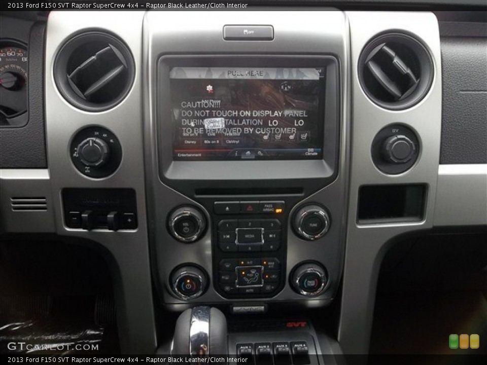 Raptor Black Leather/Cloth Interior Controls for the 2013 Ford F150 SVT Raptor SuperCrew 4x4 #72253537