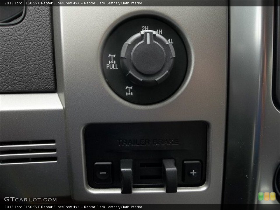 Raptor Black Leather/Cloth Interior Controls for the 2013 Ford F150 SVT Raptor SuperCrew 4x4 #72253810