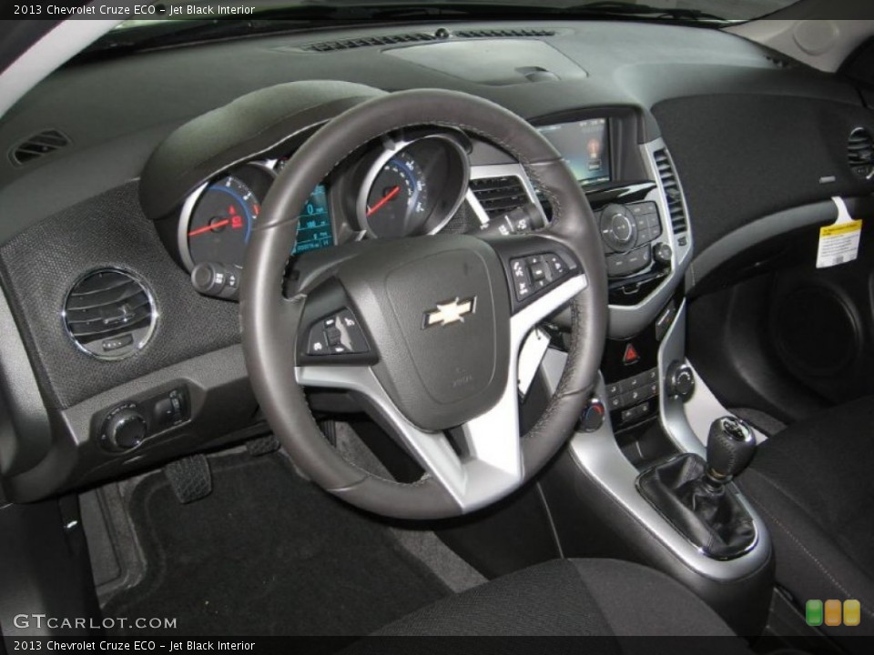 Jet Black Interior Dashboard for the 2013 Chevrolet Cruze ECO #72255909