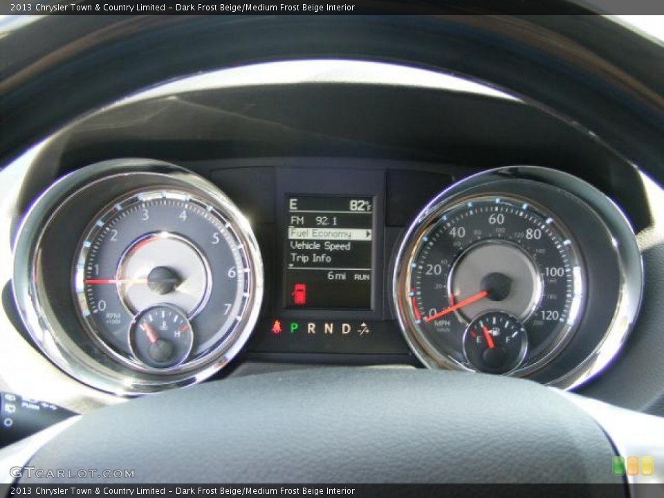 Dark Frost Beige/Medium Frost Beige Interior Gauges for the 2013 Chrysler Town & Country Limited #72256489