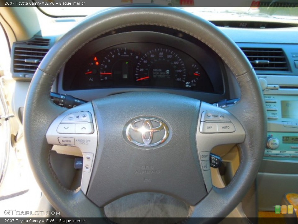 Bisque Interior Steering Wheel for the 2007 Toyota Camry XLE V6 #72257449
