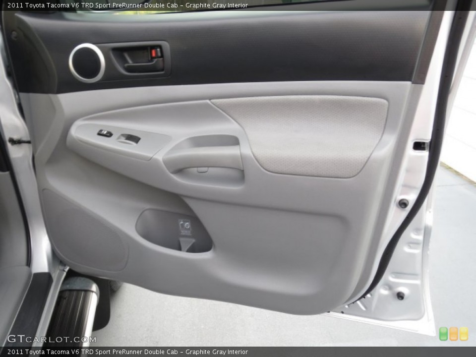 Graphite Gray Interior Door Panel for the 2011 Toyota Tacoma V6 TRD Sport PreRunner Double Cab #72257986