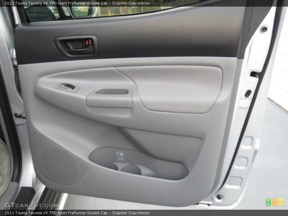 Graphite Gray Interior Door Panel for the 2011 Toyota Tacoma V6 TRD Sport PreRunner Double Cab #72258057