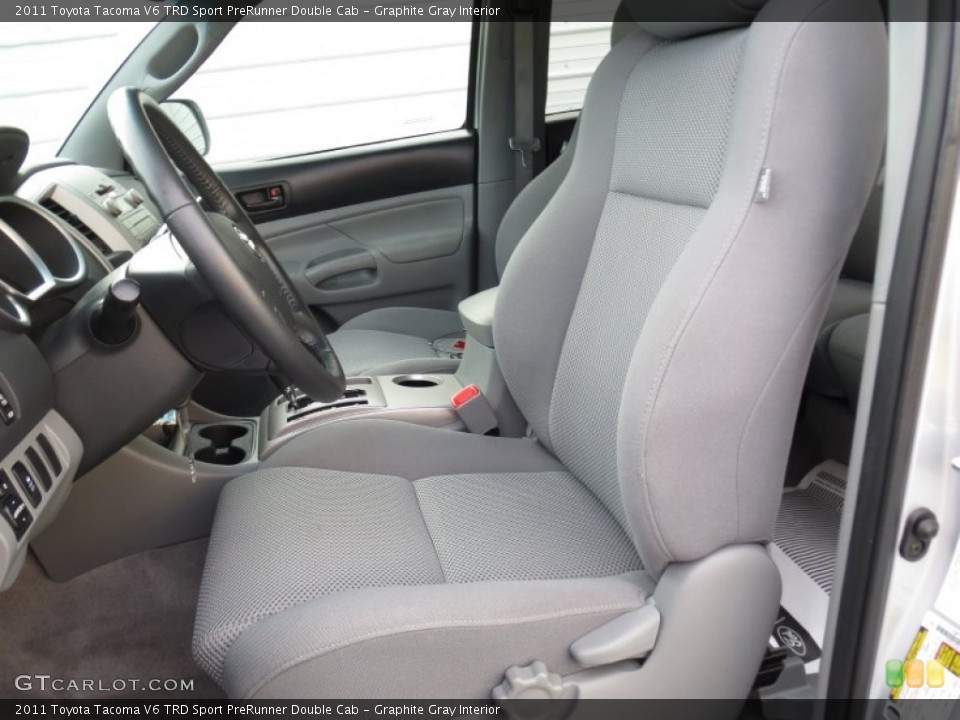 Graphite Gray Interior Photo for the 2011 Toyota Tacoma V6 TRD Sport PreRunner Double Cab #72258214