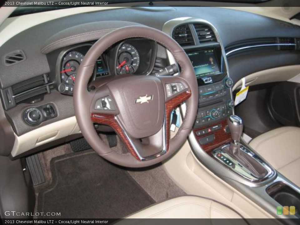 Cocoa/Light Neutral Interior Dashboard for the 2013 Chevrolet Malibu LTZ #72259234