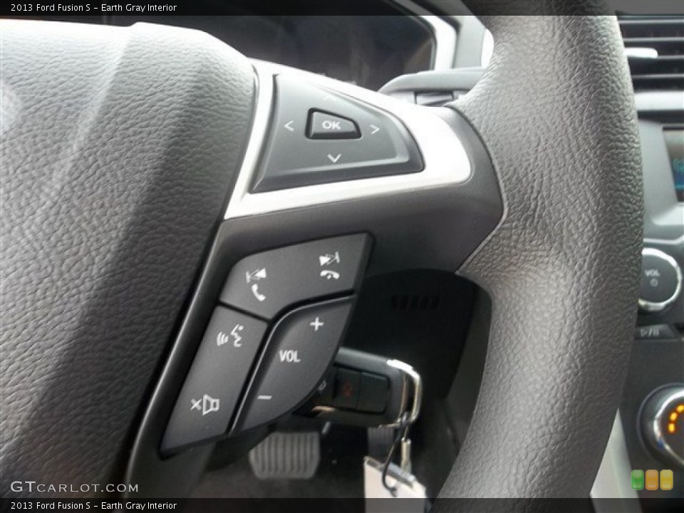 Earth Gray Interior Controls for the 2013 Ford Fusion S #72259720