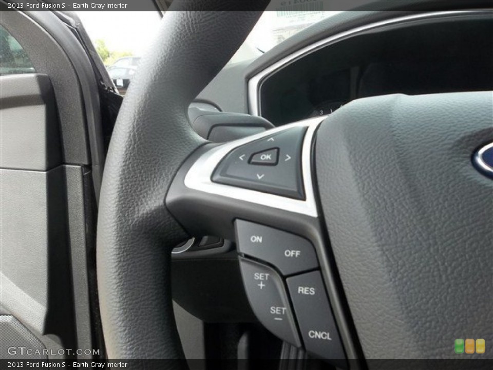 Earth Gray Interior Controls for the 2013 Ford Fusion S #72259744