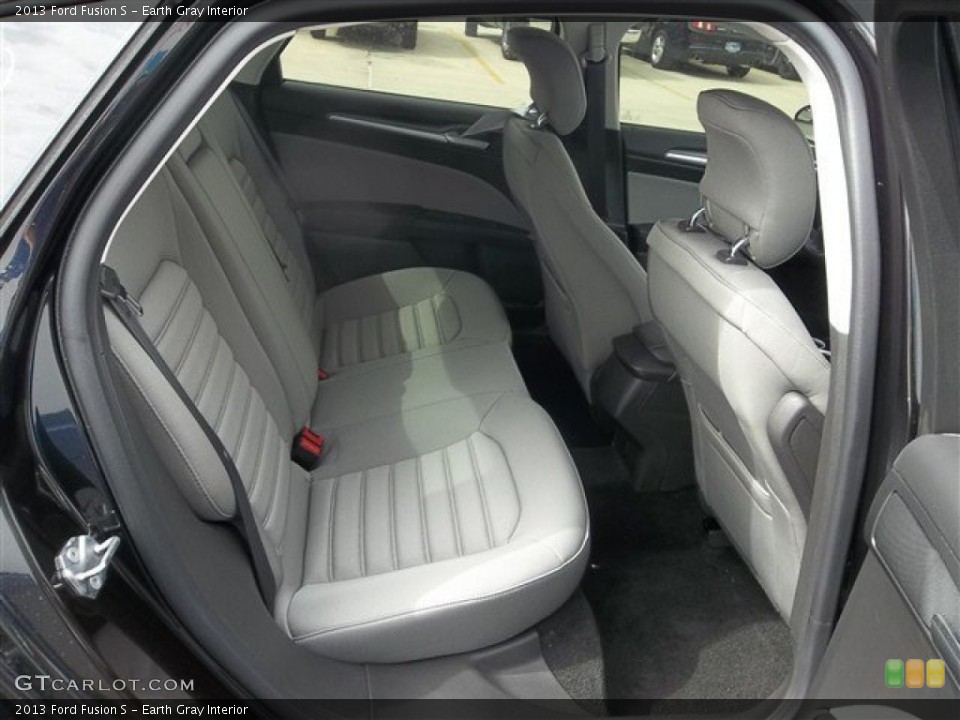 Earth Gray Interior Rear Seat for the 2013 Ford Fusion S #72260160