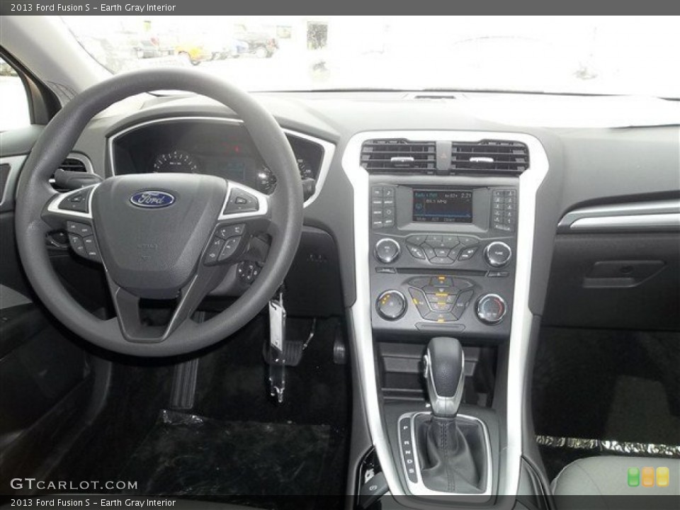 Earth Gray Interior Dashboard for the 2013 Ford Fusion S #72260185