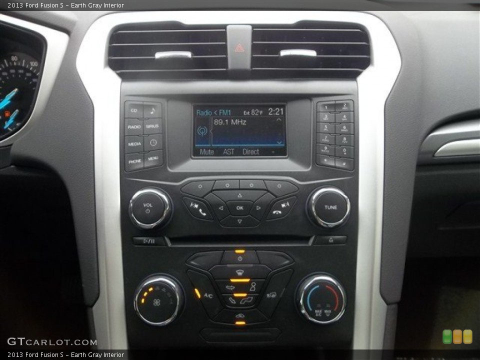 Earth Gray Interior Controls for the 2013 Ford Fusion S #72260209