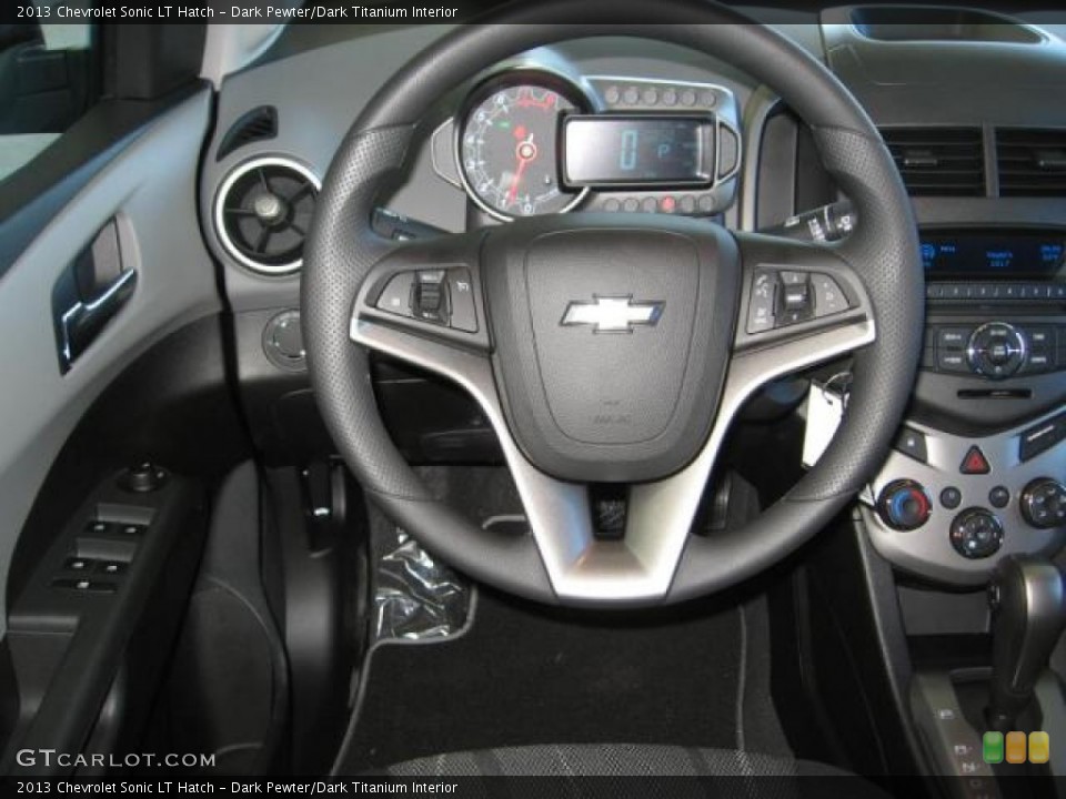 Dark Pewter/Dark Titanium Interior Steering Wheel for the 2013 Chevrolet Sonic LT Hatch #72260421