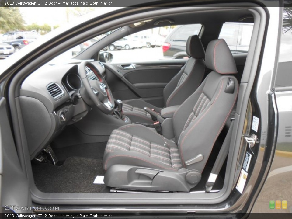 Interlagos Plaid Cloth Interior Photo for the 2013 Volkswagen GTI 2 Door #72263257
