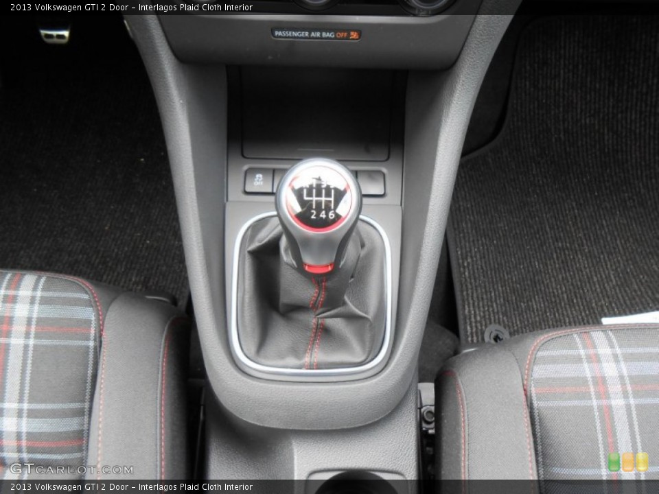 Interlagos Plaid Cloth Interior Transmission for the 2013 Volkswagen GTI 2 Door #72263428