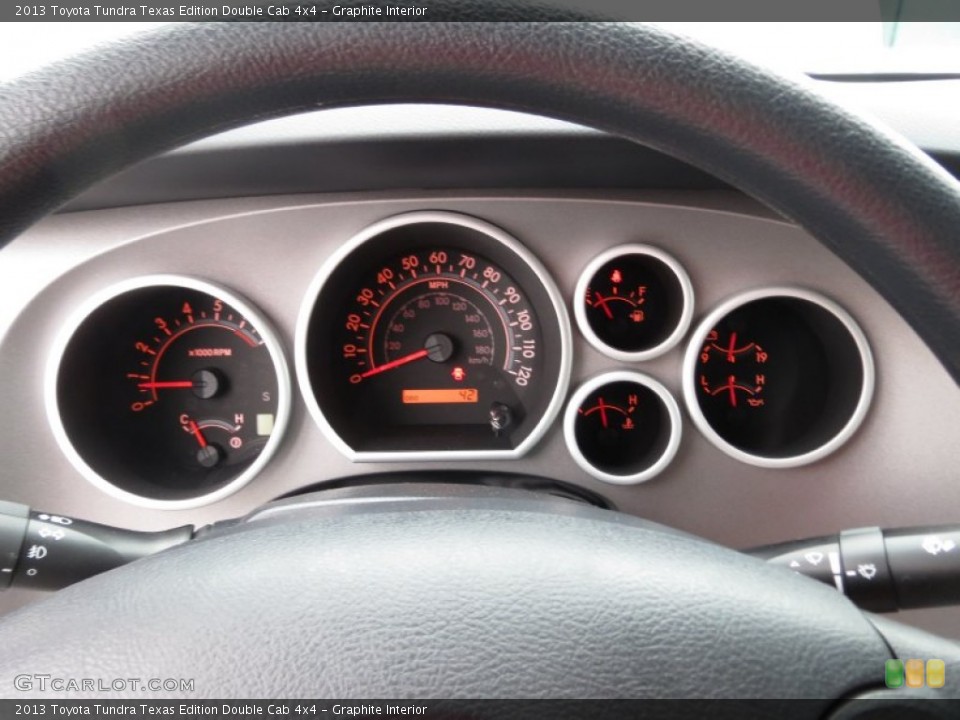 Graphite Interior Gauges for the 2013 Toyota Tundra Texas Edition Double Cab 4x4 #72263564