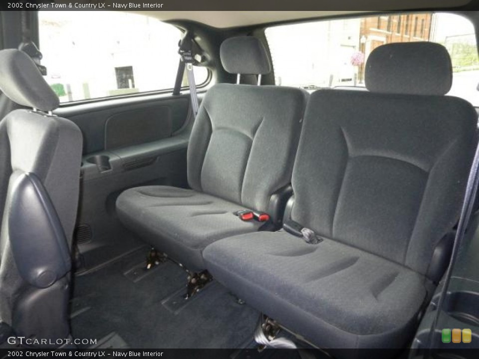 Navy Blue Interior Rear Seat for the 2002 Chrysler Town & Country LX #72263710