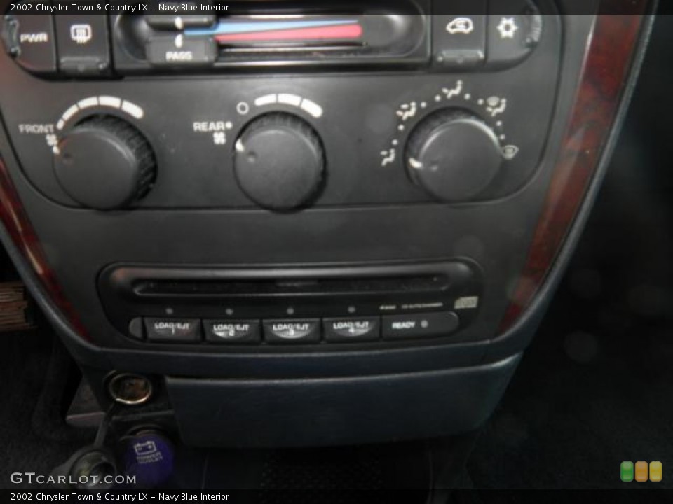 Navy Blue Interior Controls for the 2002 Chrysler Town & Country LX #72263788