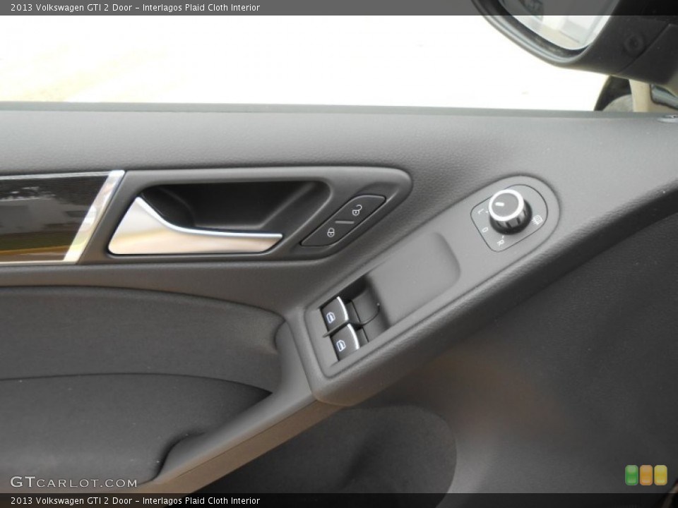 Interlagos Plaid Cloth Interior Controls for the 2013 Volkswagen GTI 2 Door #72264139