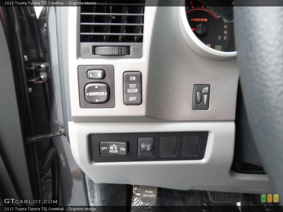 Graphite Interior Controls for the 2013 Toyota Tundra TSS CrewMax #72264412