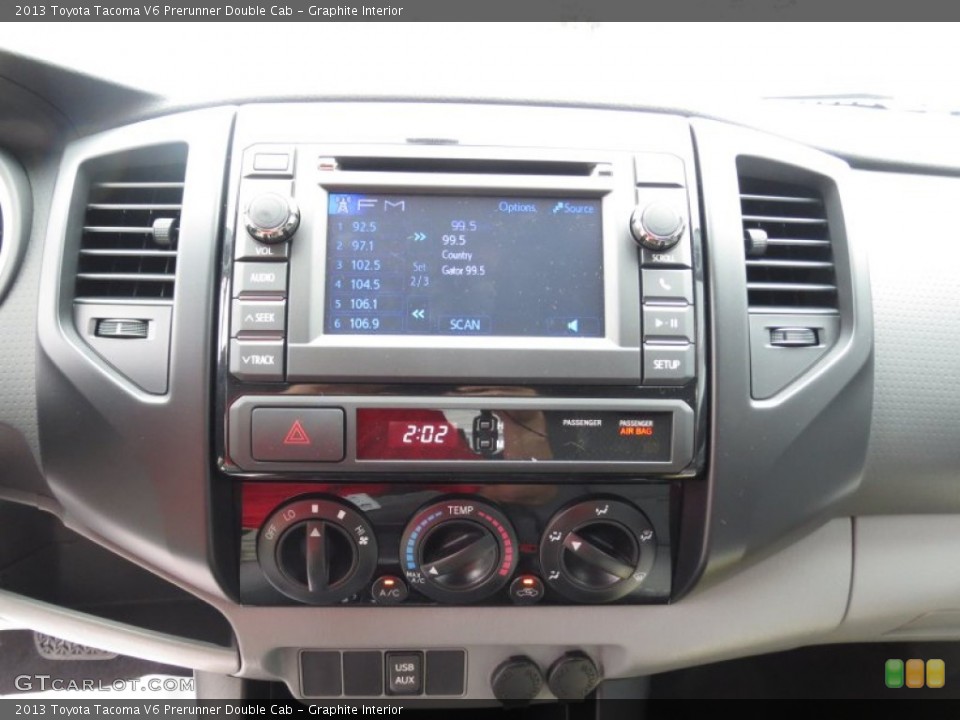 Graphite Interior Controls for the 2013 Toyota Tacoma V6 Prerunner Double Cab #72265033