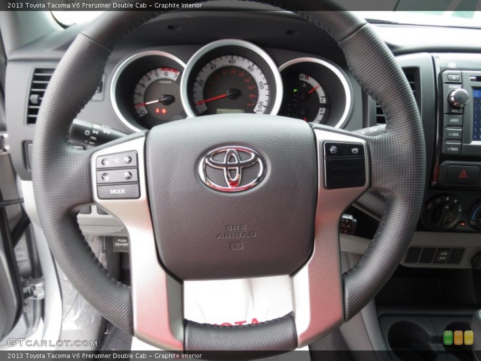Graphite Interior Steering Wheel for the 2013 Toyota Tacoma V6 Prerunner Double Cab #72265135