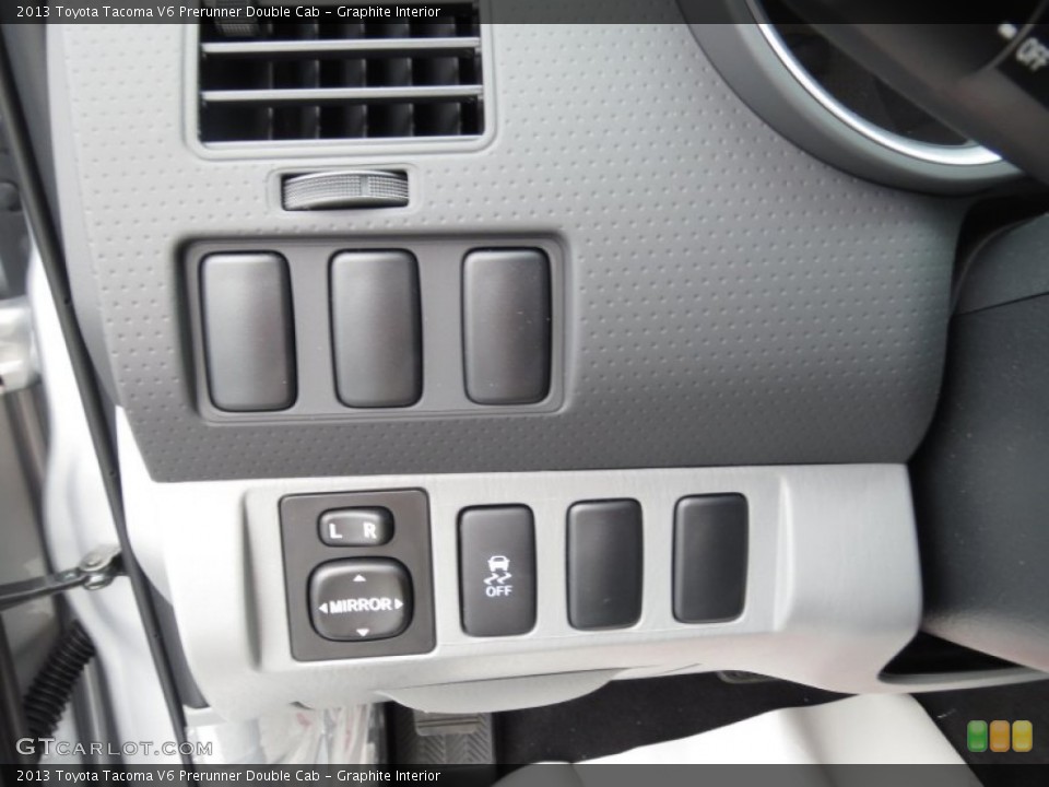 Graphite Interior Controls for the 2013 Toyota Tacoma V6 Prerunner Double Cab #72265186