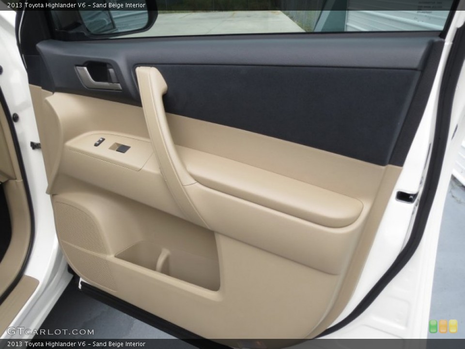 Sand Beige Interior Door Panel for the 2013 Toyota Highlander V6 #72265552
