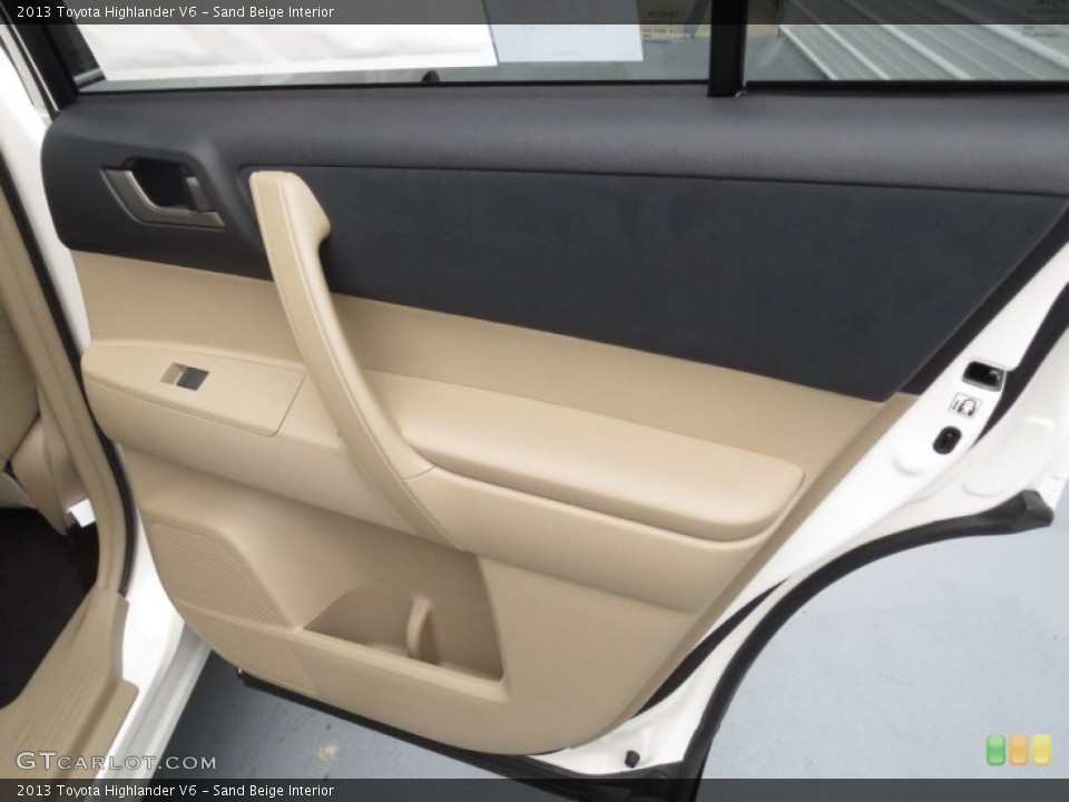 Sand Beige Interior Door Panel for the 2013 Toyota Highlander V6 #72265624