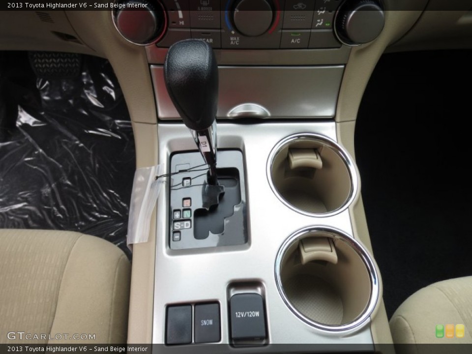 Sand Beige Interior Transmission for the 2013 Toyota Highlander V6 #72265866